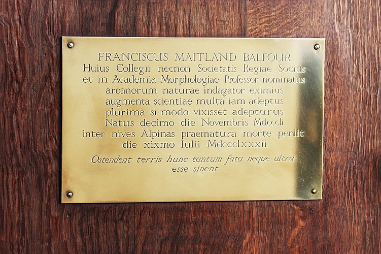 Francis Maitland Balfour, FRS