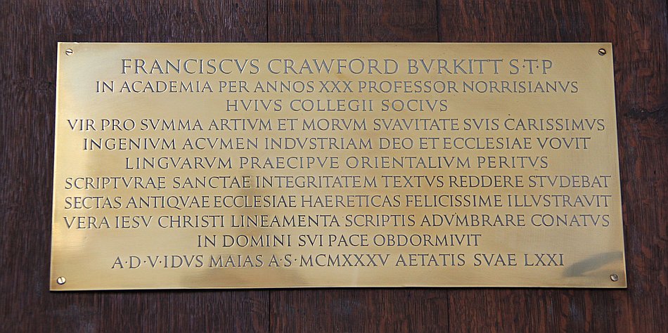Francis Crawford Burkitt