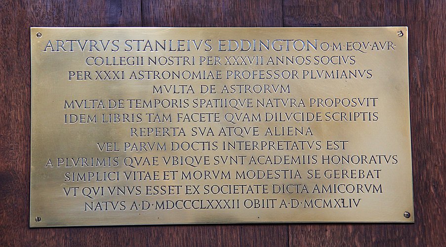 Sir Arthur Stanley Eddington, FRS