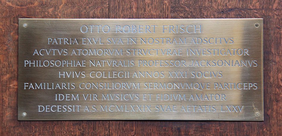 Otto Robert Frisch, FRS