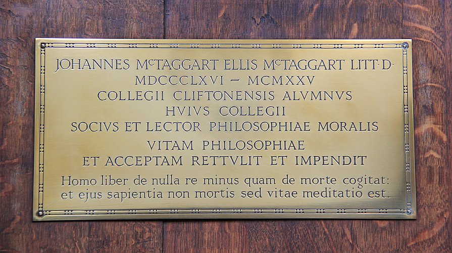 John McTaggart Ellis McTaggart