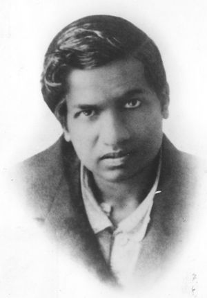 Srinivasa Ramanujan, FRS &nbsp; ஸ்ரீநிவாச ராமானுஜன்