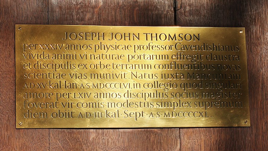 Sir Joseph John Thomson, OM, FRS